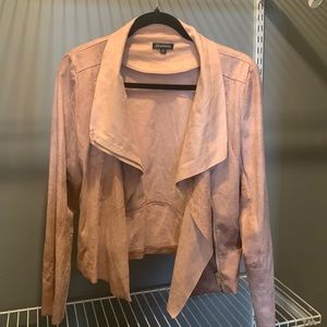 Faux Suede light pink jacket